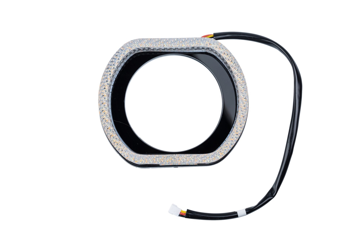 Ангельские глазки на линзу 3,0 Ангельские глазки на линзу 3,0" белый+жёлтый, форма овал