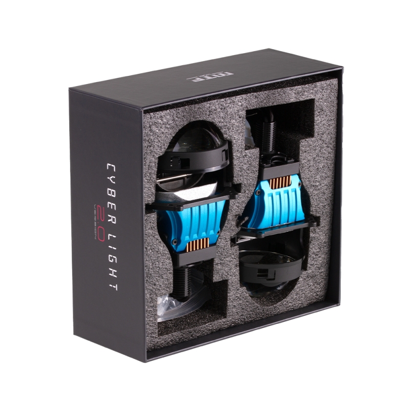 Светодиодные модули MTF Light линзованные Bi-LED серия CYBER LIGHT 2.0, 12В, ближ/дальний 52/67Вт, 5500К, 3 Светодиодные модули MTF Light линзованные Bi-LED серия CYBER LIGHT 2.0, 12В, ближ/дальний 52/67Вт, 5500К, 3", 2шт.