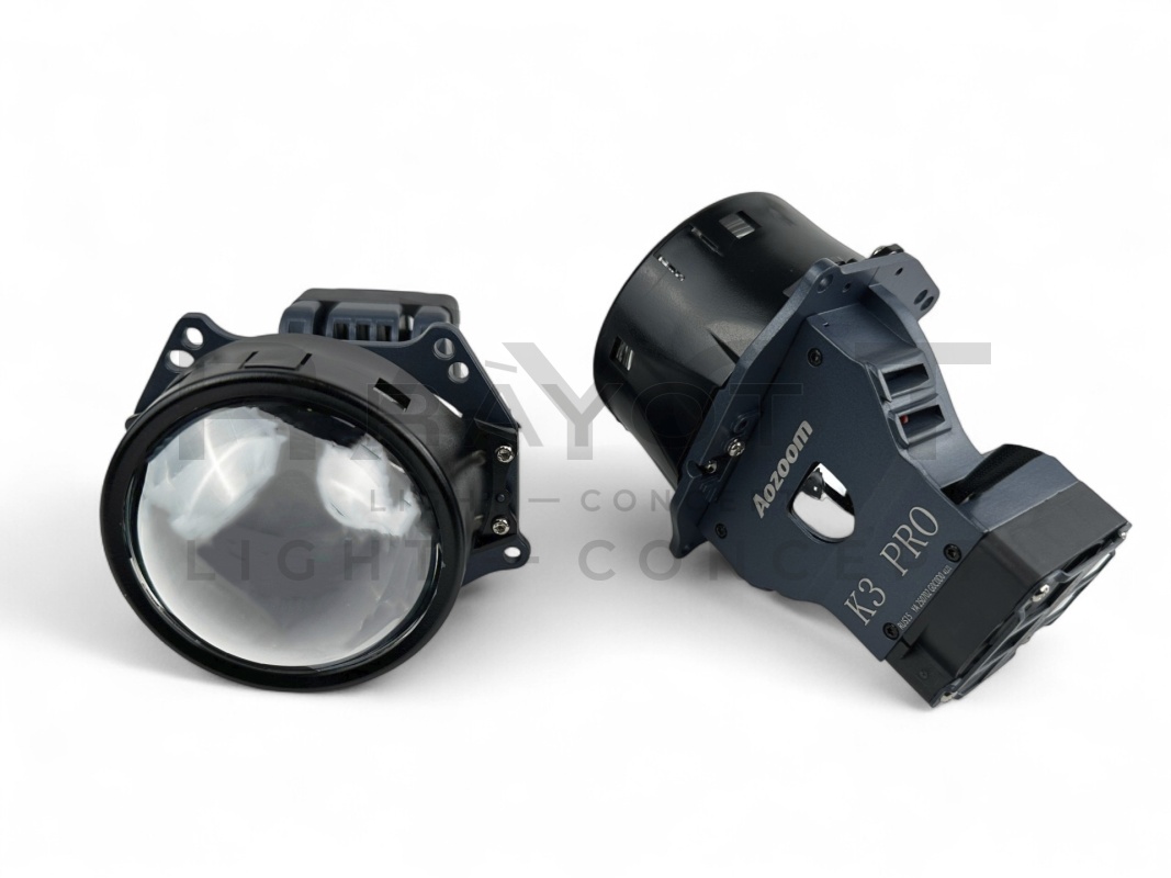 Светодиодные би-модули AOZOOM K3 PRO, 3.0", 12V, 5500K, 50/60w (комплект)