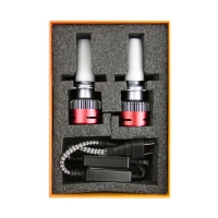 Светодиодные лампы MTF Light, серия CYBER LIGHT, H7, 24V, 45W, 3750lm, 6000K, кулер, комплект.