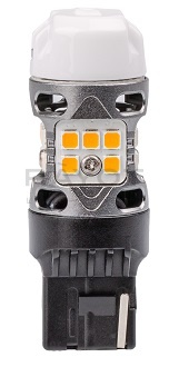 Светодиодные лампы Optima LED ОНИКС 7440, YELLOW, 2800K, 1000Lm, CAN, 12V, (W21W), комплект 2 шт.