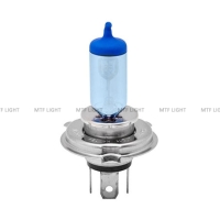 Галогенные лампы MTF Light PALLADIUM — 12В, 55Вт, яркий белый свет, комплект H4