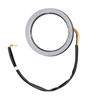 Ангельские глазки на линзу 2,5" белый+желтый