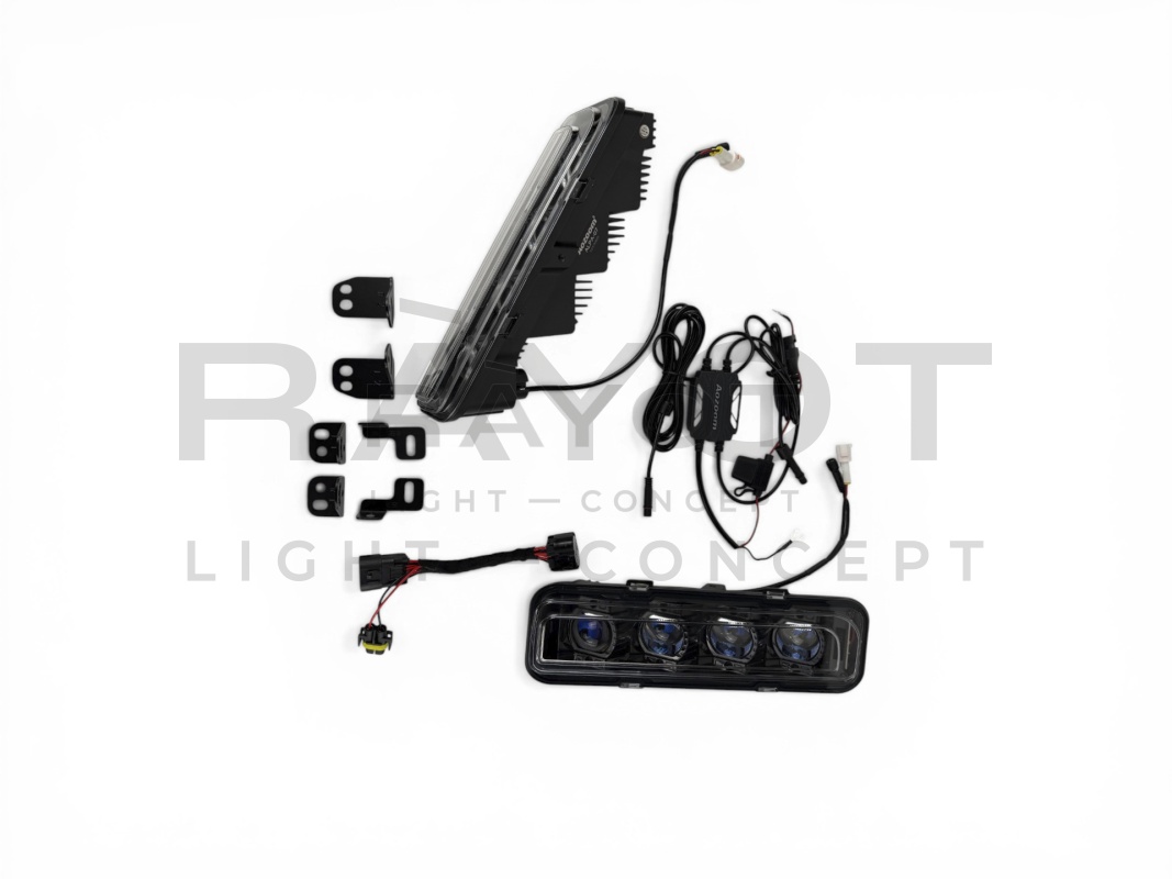 Светодиодные противотуманные модули Aozoom TANK 500, 65/90w, 3000K (комплект)