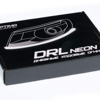 Гибкие ДХО NEON RUNNING 60см&times;2, 200Lm, 5100K/2800K, (Белый+Жёлтый, компл. 2 шт, с поворотником)