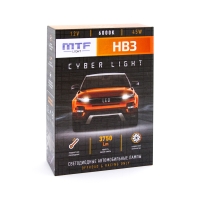 Светодиодные лампы MTF Light CYBER LIGHT, HB3 (9005), 6000K, 3750 лм, 45 Вт, комплект 2 шт.