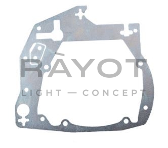443. Переходные рамки Toyota Land Cruiser Prado 150 2017-2022 LED рест 2