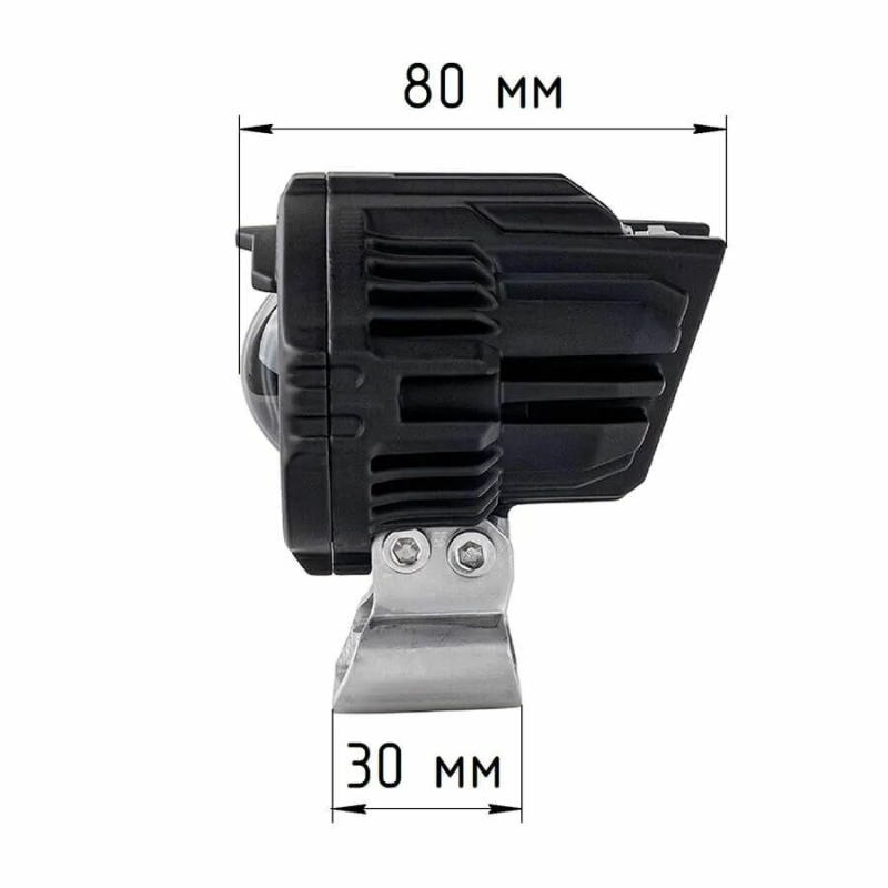 Светодиодные би-линзы Y03-01, универсальные, 12V, 55W/60W, 5500K, ~2500/3500 лм