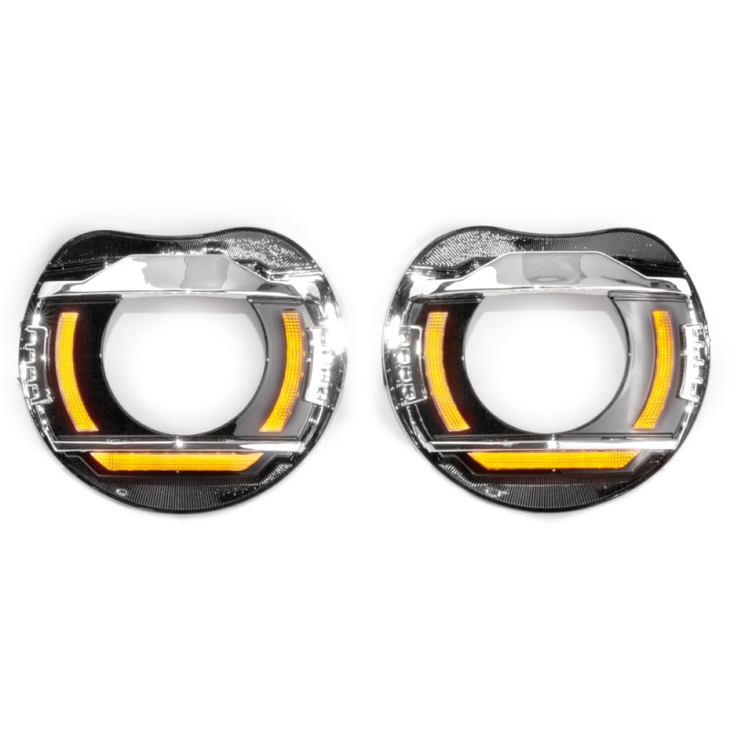 Установочный комплект MTF Light для Bi-LED линз — VW Polo 2013, U-форма, белая и жёлтая подсветка, комплект