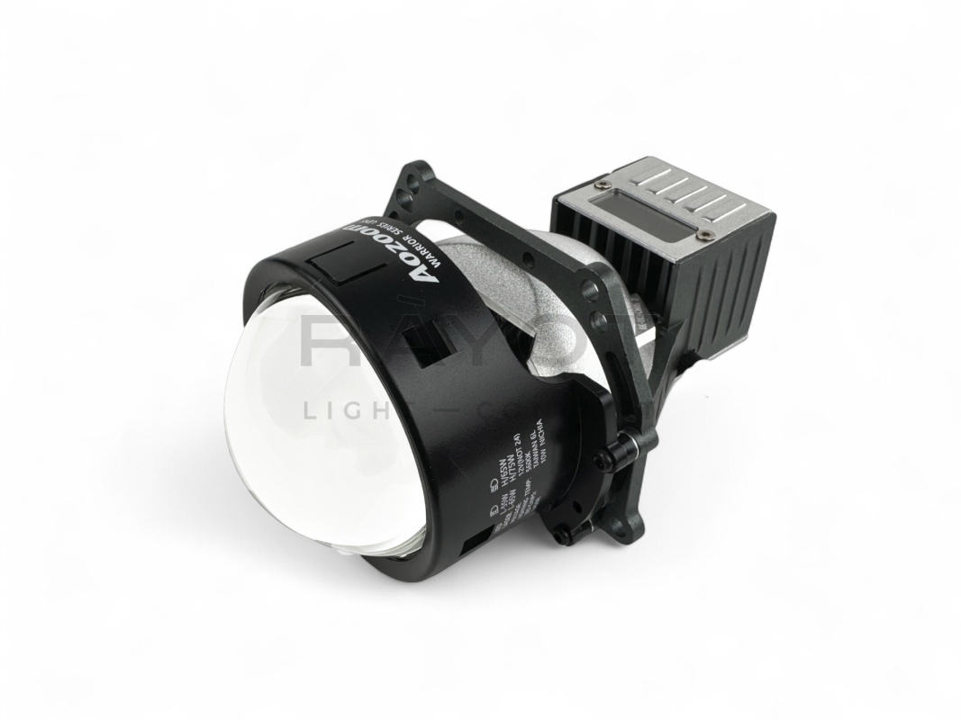 Линза Aozoom Black Warrior New 2022, 3.0", 12V, 55W/65W, 5500K, 4300/5100 лм