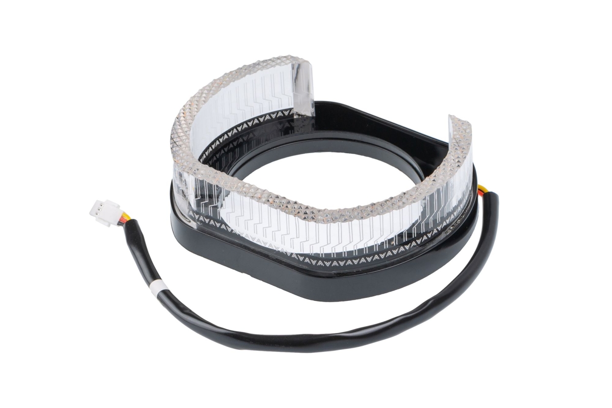 Ангельские глазки на линзу 3,0" белый+жёлтый, форма U