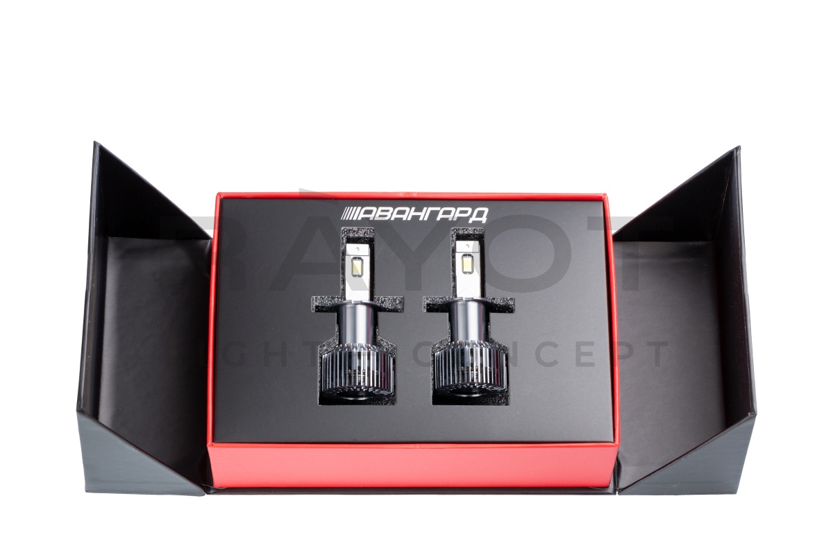Светодиодные лампы Optima LED АВАНГАРД H3, 70W, 12-24V, 5500K, 6800lm, комплект 2 шт.