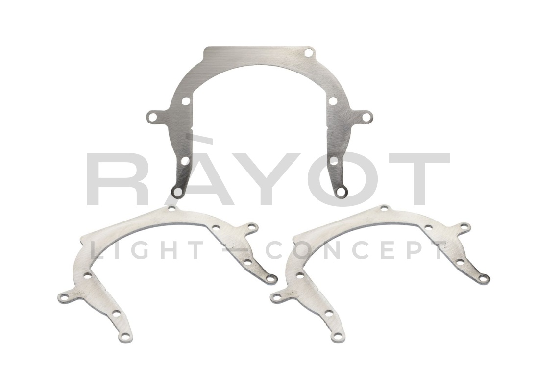 153. Комплект переходных рамок на TOYOTA RAV4 III для модулей Hella Hella 5R) Optima Magnum 3.0"