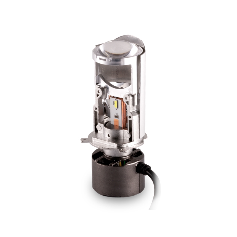 Светодиодные линзы  H4/H19 MTF LIGHT серии MiniLENS 12V, 30/45W, 5500K, 4500LM