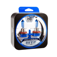Галогенные лампы MTF Light PALLADIUM — 12В, 55Вт, яркий белый свет, комплект H8