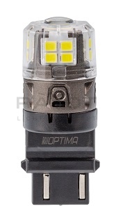 Светодиодные лампы Optima LED ОНИКС 3157, WHITE, 5500K, 650Lm, 12V, (P27/7W), комплект 2 шт.
