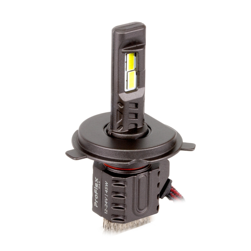 Светодиодные лампы H4/H19, MTF Light, ProFLEX MAX, 12&ndash;24V, 45W, 4500lm, 6000K, без кулера