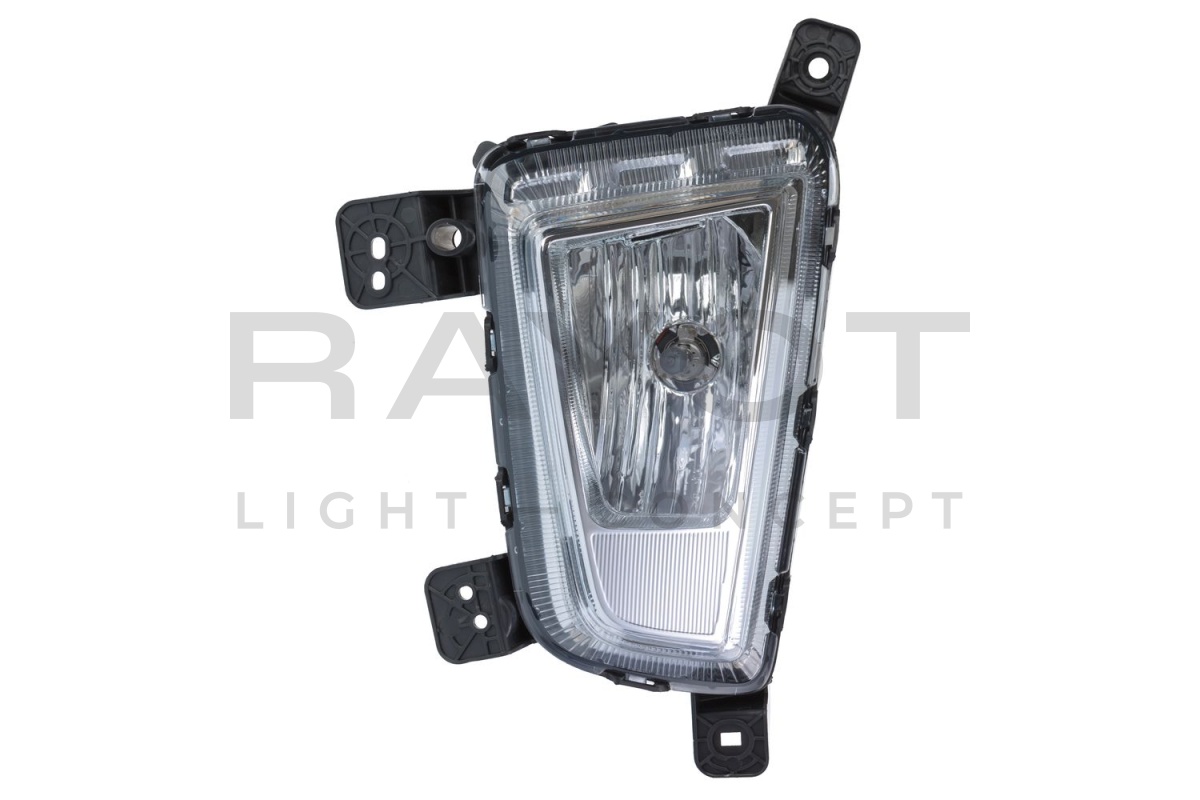 Противотуманная фара Hyundai Creta №725, с LED-ДХО, с проводкой, Комплект 2шт