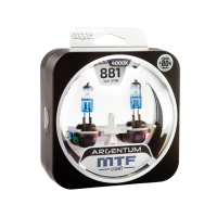 Галогенные лампы MTF Light ARGENTUM +80% — 12В, 55Вт, усиленная яркость, комплект 881