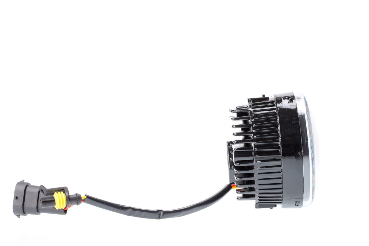 Светодиодная ПТФ Optima Fog Light 098 Nissan/Honda, 90мм, 7W/0.4W, 5500K, 12&ndash;24V ( DRL)