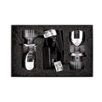 Светодиодные линзы MTF LIGHT серии MiniLENS EXPERT H4/H19, 12/24V, 40/50W, 5500K, 5000LM, к-т 2шт.