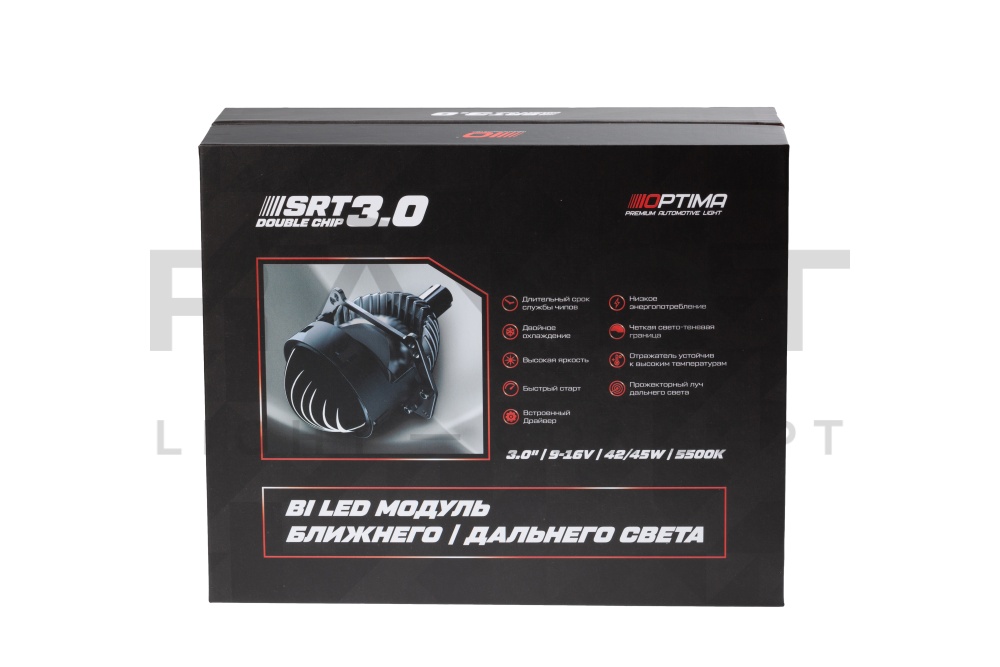 Светодиодные модули Optima Bi-LED, SRT, 3.0" Double Chip