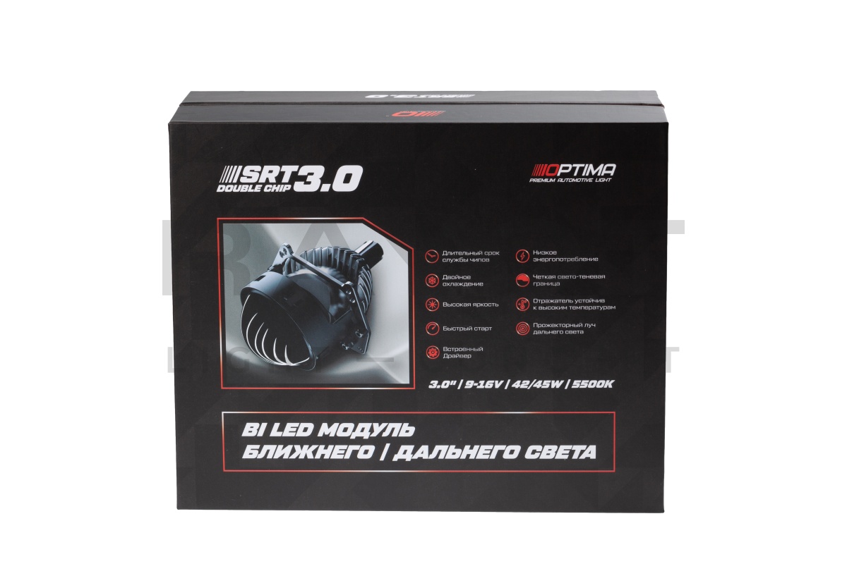 Светодиодные модули Optima Bi-LED, SRT, 3.0" Double Chip