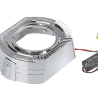 Бленда (маска) Optima GD145 CREE 3.0" для линзы с АГ CREE круглая (хром)