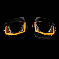 Установочный комплект MTF Light для Bi-LED линз — VW Golf 7, белая и жёлтая подсветка, комплект Установочный комплект MTF Light для Bi-LED линз — VW Golf 7, белая и жёлтая подсветка, комплект