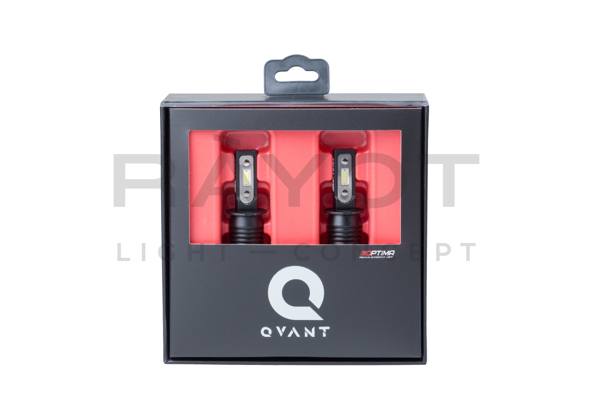 Светодиодные лампы Optima LED QVANT H3,12-24V, 2 лампы