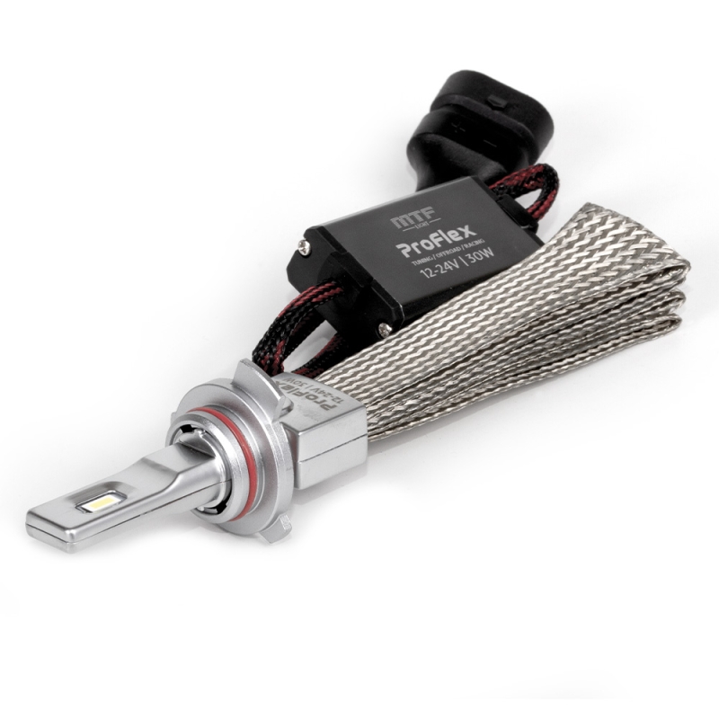 Светодиодные лампы MTF Light ProFLEX HIR2 (9012), 6000K, 3000lm, 12–24 V, 30W, без кулера, комплект 2 шт Светодиодные лампы MTF Light ProFLEX HIR2 (9012), 6000K, 3000lm, 12–24 V, 30W, без кулера, комплект 2 шт