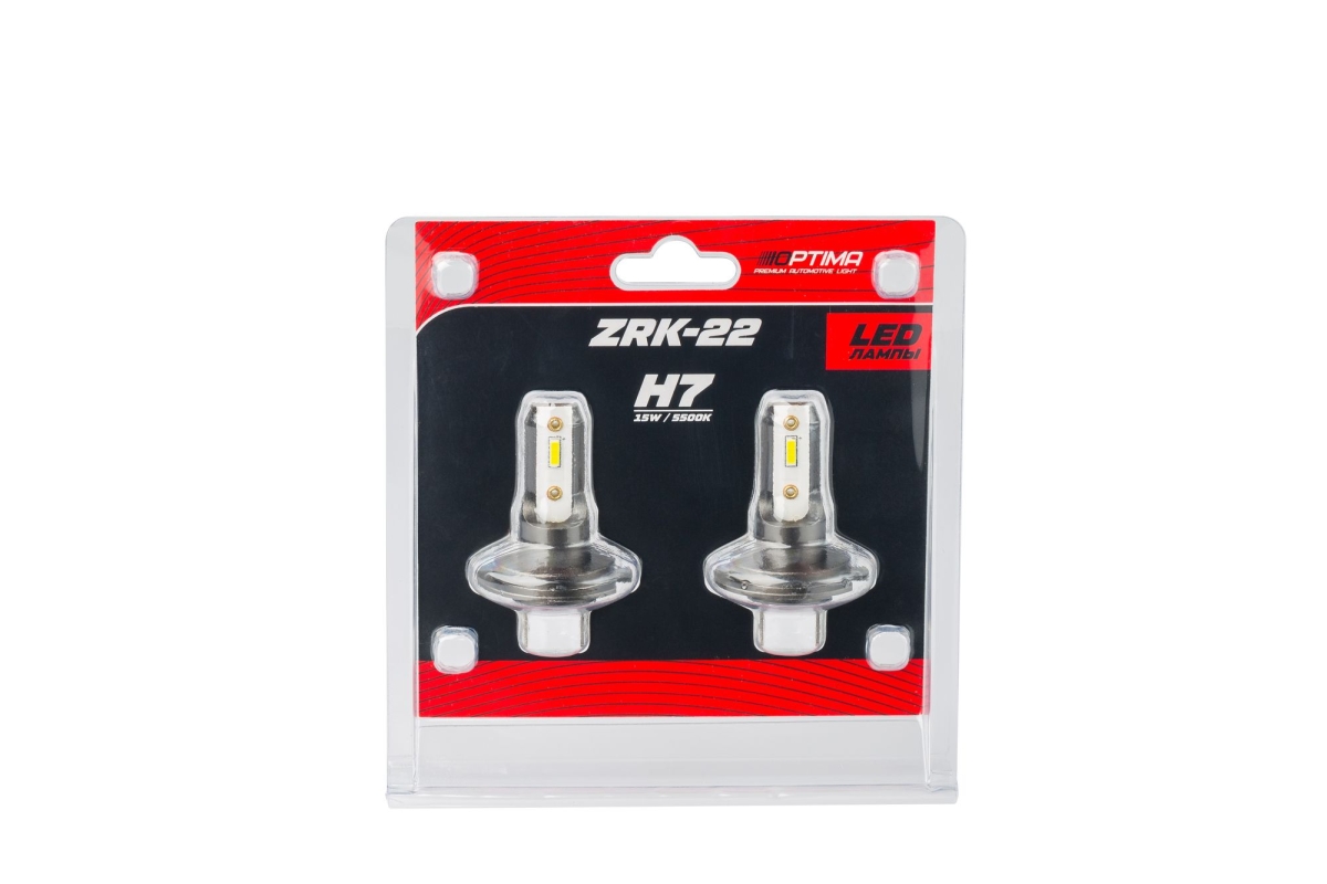 Светодиодная лампа Optima LED ZRK H7 5500K