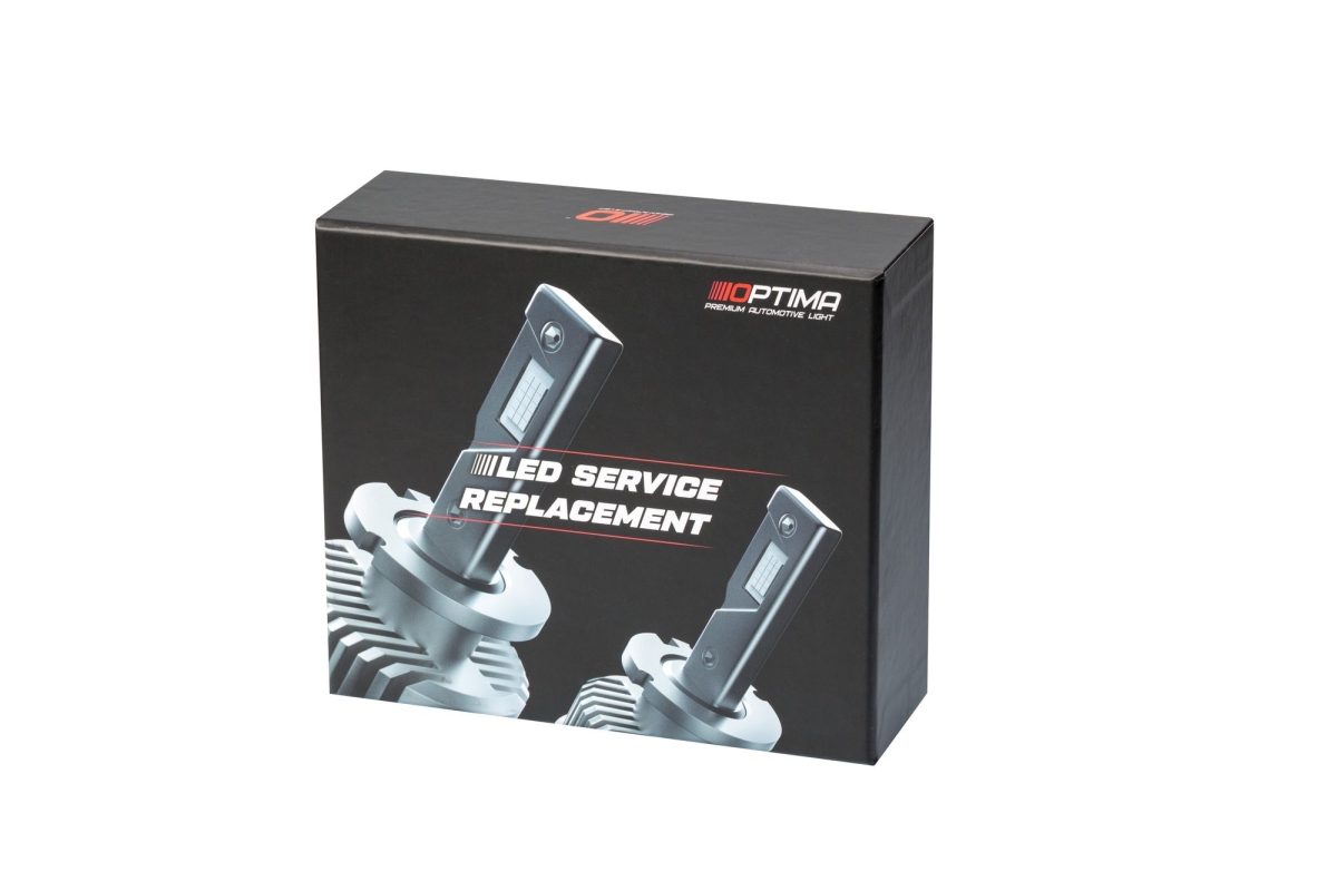 Светодиодная лампа Optima LED D1S 5500K +50% комплект 2 шт.