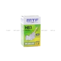 Галогенная лампа MTF Light автомобильная  LONG LIFE x4