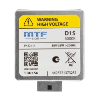 Ксеноновые лампы MTF Light D-серия &mdash; OEM-совместимость, 85В, 35Вт, 4300K / 5000K / 6000K, 1шт. 6000k x D1S