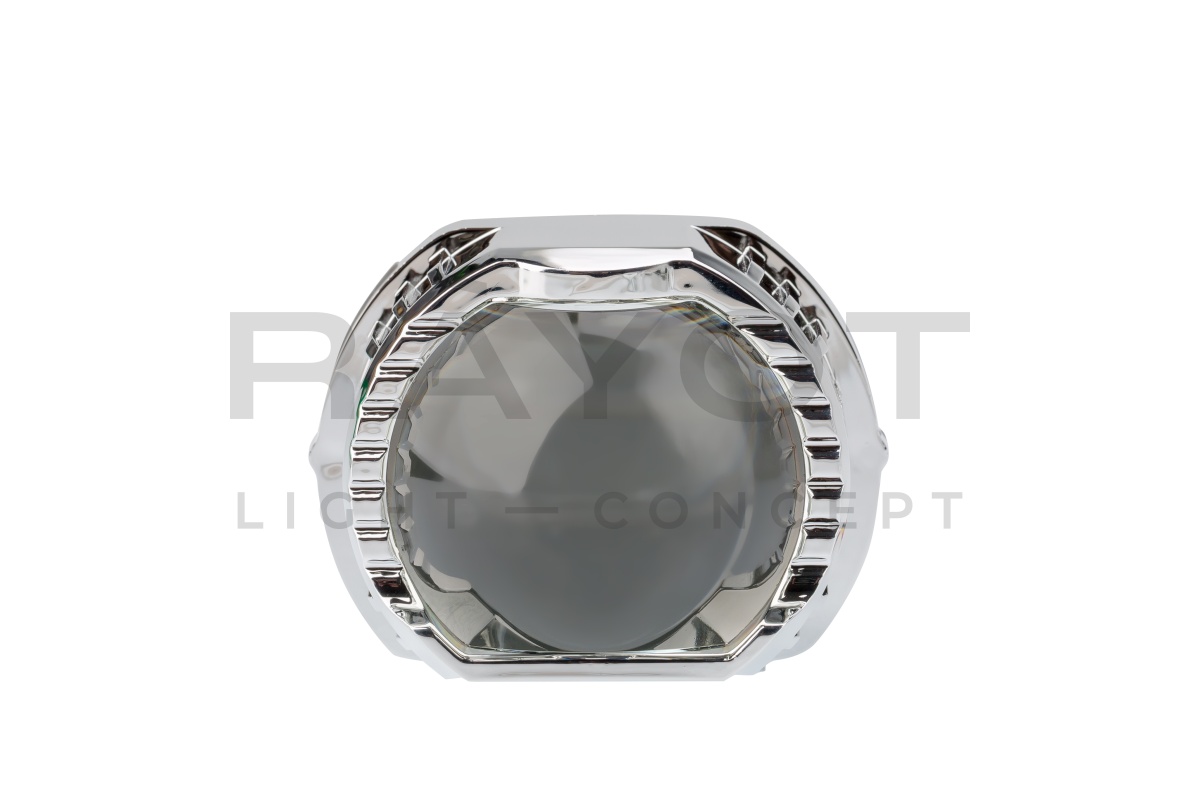 Светодиодные модули Optima LED Lens High Beam Devil Eye RED, 5000K, комплект 2 шт