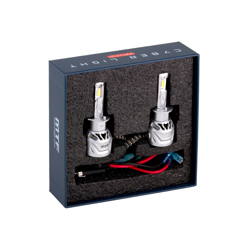 Светодиодные лампы H1, MTF Light, CYBER LIGHT MINI, 12V, 40W, 3750lm, 6000K, кулер Светодиодные лампы H1, MTF Light, CYBER LIGHT MINI, 12V, 40W, 3750lm, 6000K, кулер