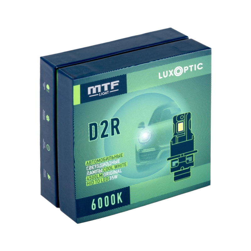 Светодиодные лампы D2R MTF LIGHT серия LUXOPTIC OEM LED 35W, 4500LM, 6000K