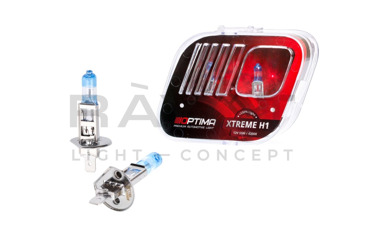 Галогенные лампы Optima Xtreme H11 +130% light 4200K, 12V, 55W