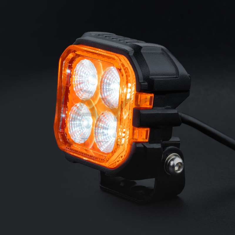 Светодиодный прожектор MTF LIGHT двухрежимный, серия POD LIGHT, 12-24В, 20Вт, 1500лм, 6000К, шт.