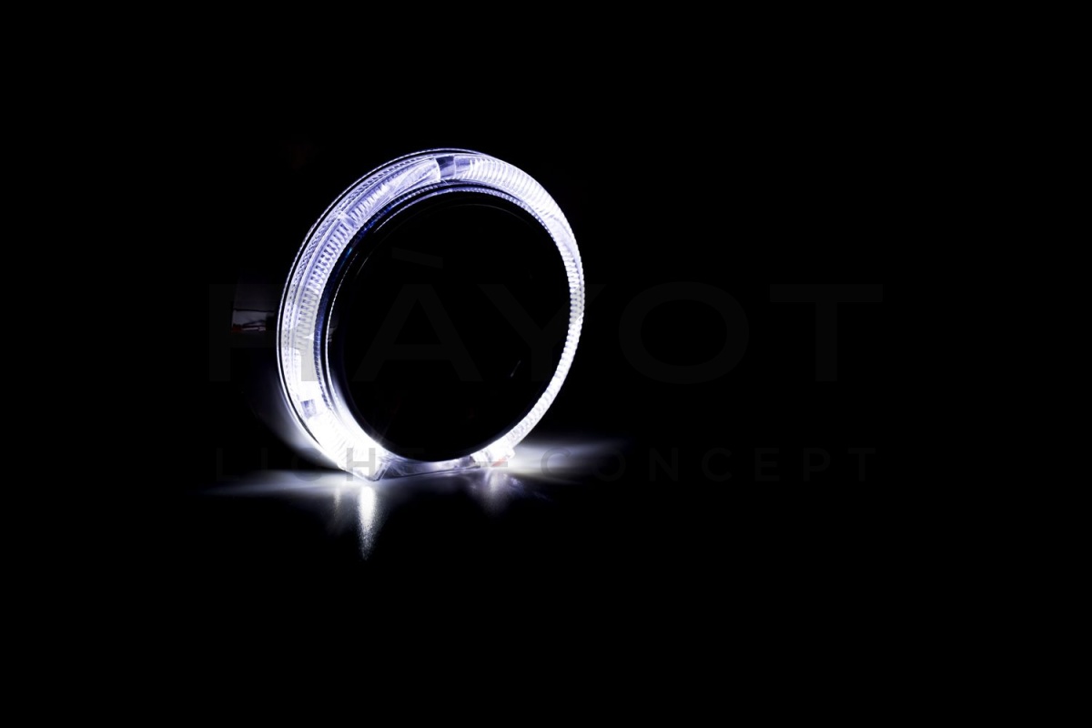 Бленда Optima GD102 3.0" круглая с черным кантом со АГ CREE + режим режим притухания, 1  штука