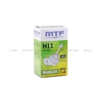 Галогенная лампа MTF Light автомобильная  LONG LIFE x4 H11