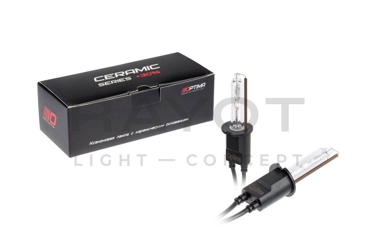 Ксеноновая лампа OPTIMA PREMIUM Ceramic +30 H3 5100K (1шт.)