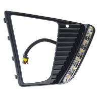 Светодиодная ПТФ Optima Fog Light 725 Hyundai Creta, с LED‑ДХО, 9W, 5500K, 12&ndash;24V (комплект 2 шт)