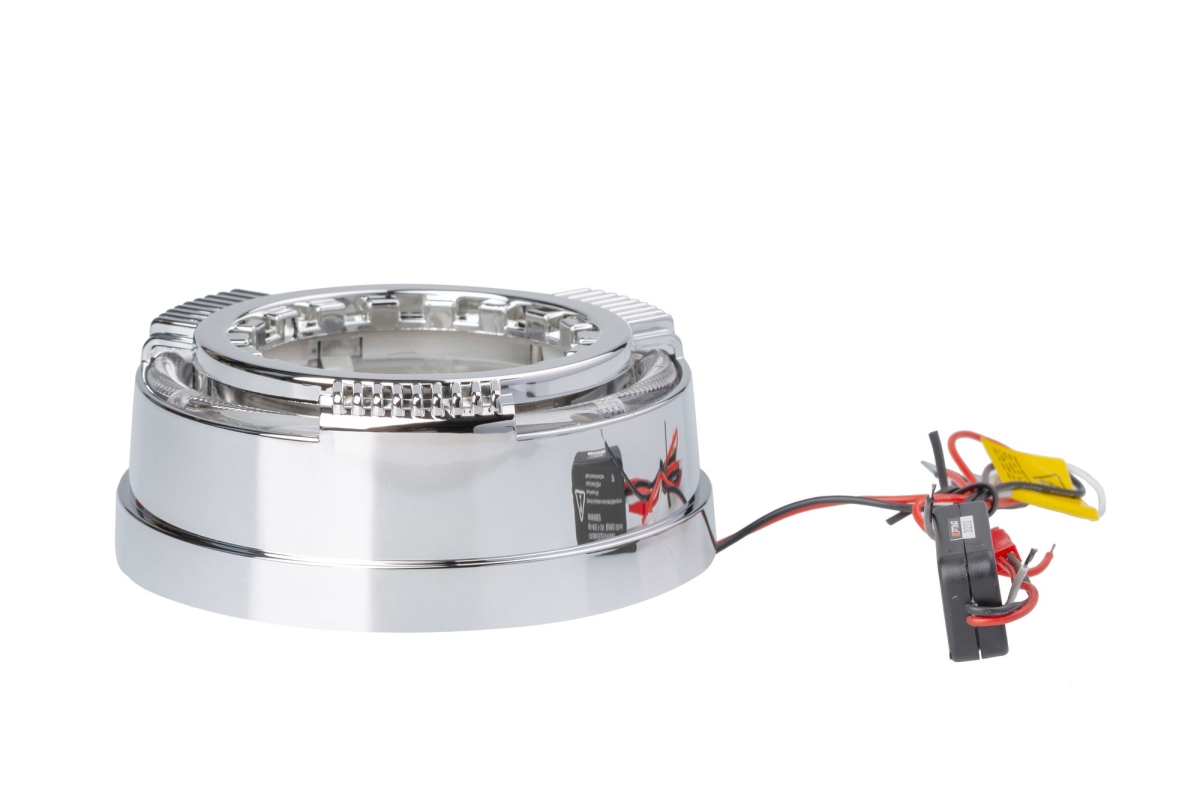 Бленда (маска) Optima GD146 CREE 3.0" для линзы с АГ CREE круглая (хром)