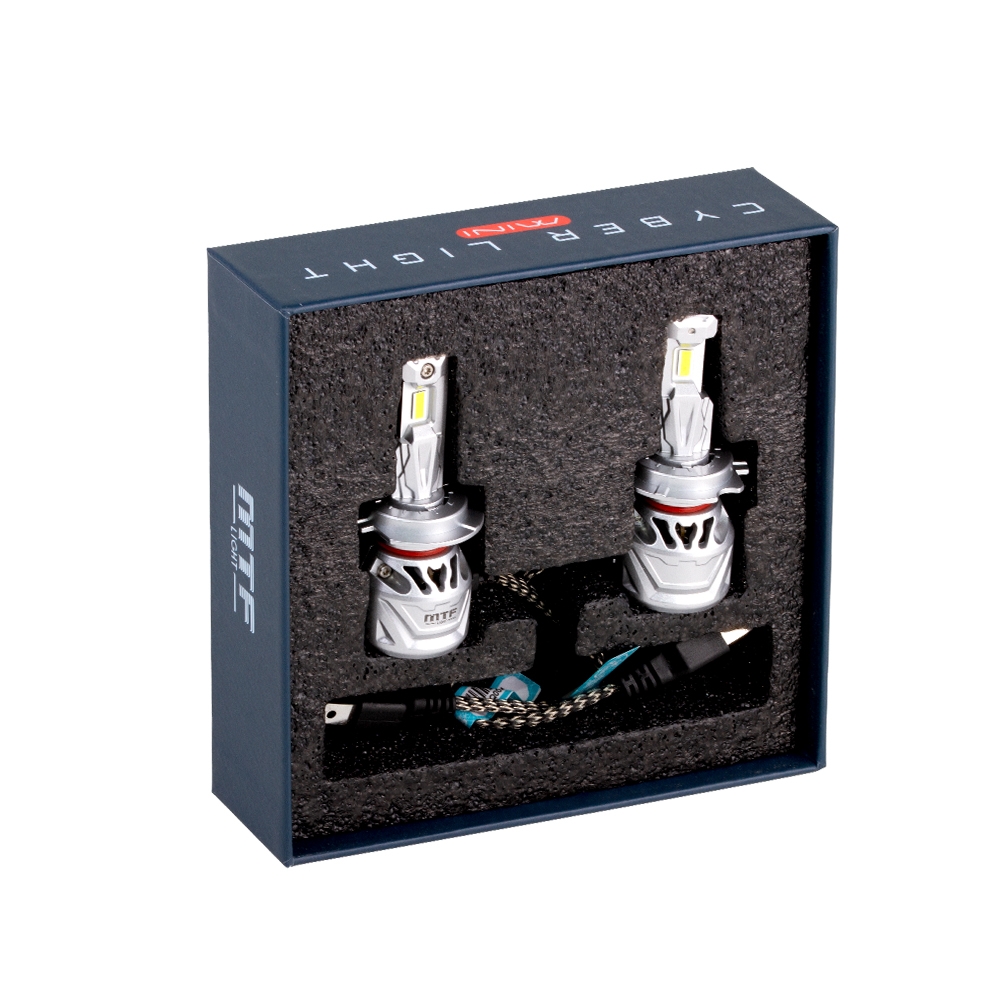 Светодиодные лампы H7/18, MTF Light, CYBER LIGHT MINI, 12V, 45W, 3750lm, 6000K, кулер