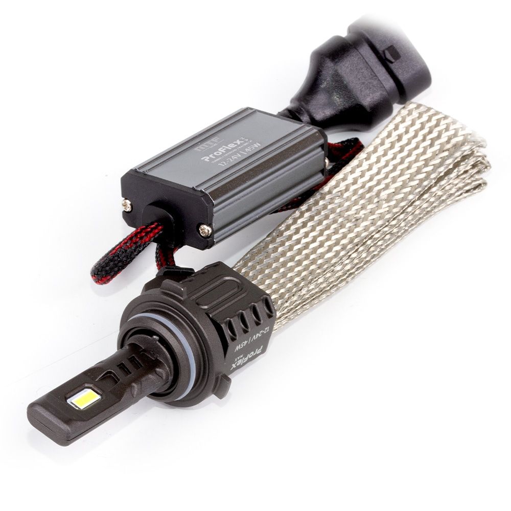 Светодиодные лампы HB4 (9006), MTF Light, ProFLEX, 12–24V, 45W, 4500lm, 6000K, без кулера