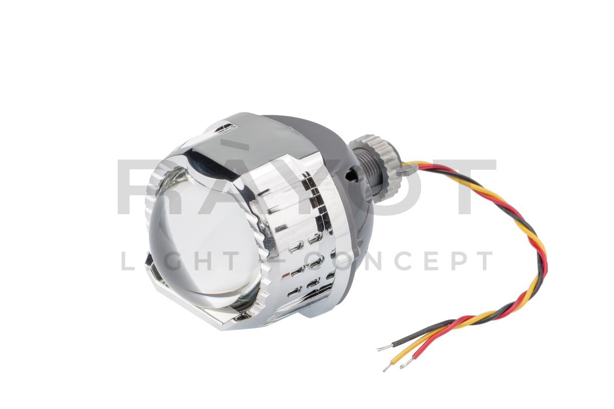 Светодиодные модули Optima LED Lens High Beam Devil Eye RED, 5000K, комплект 2 шт