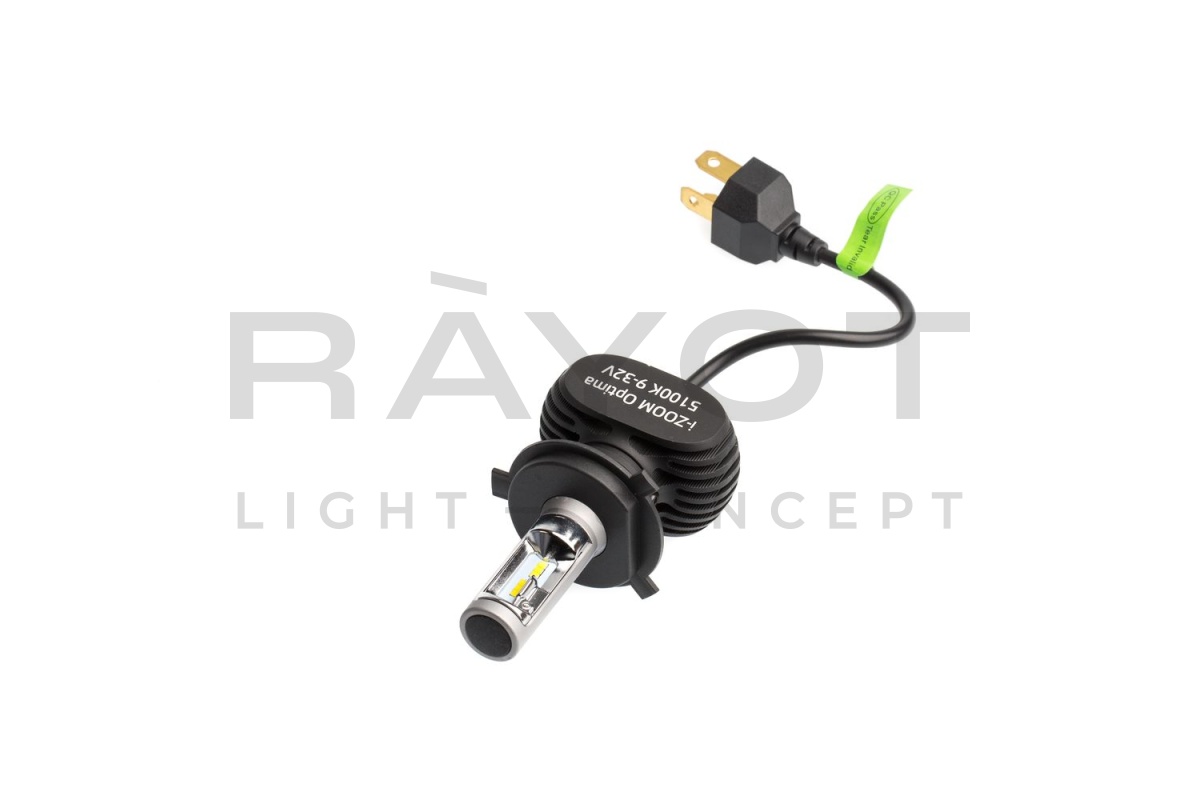 Светодиодные лампы Optima LED i-ZOOM H4, Seoul-CSP, 5100K, 9-32V  (2-лампы)