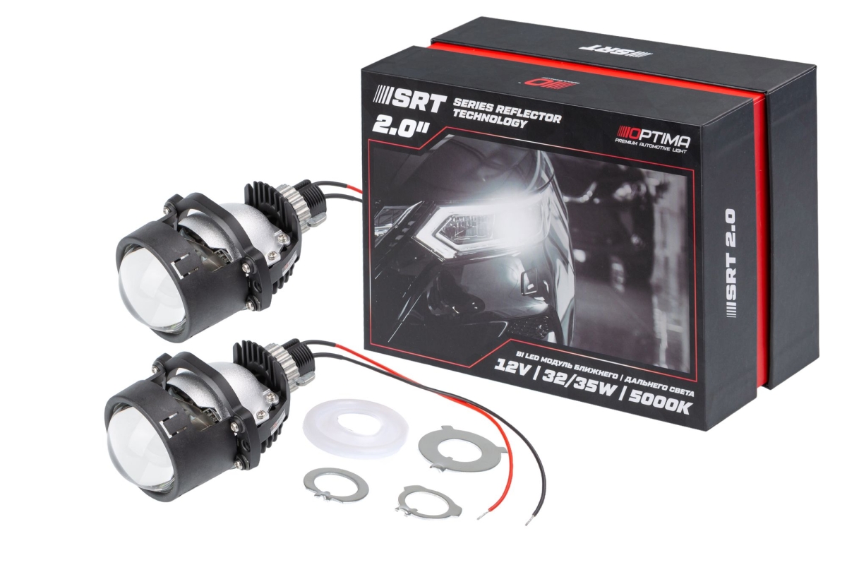 Светодиодная линза Optima Premium Bi-LED Lens Series Reflector Technology 2.0 Светодиодная линза Optima Premium Bi-LED Lens Series Reflector Technology 2.0"